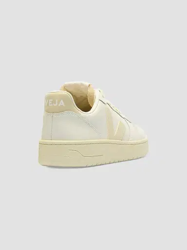 Veja Women's V-10 Leather Low-Top Sneakers - Cream - Size 9 | Thumbnail 3 Veja Women's V-10 Leather Low-Top Sneakers - Cream - Size 9 | Thumbnail 3
