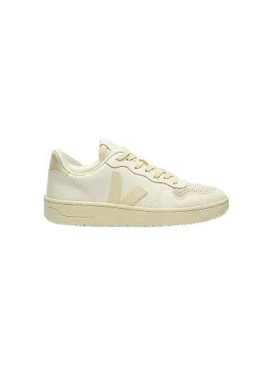 Veja Women's V-10 Leather Low-Top Sneakers - Cream - Size 9 | Thumbnail 1 Veja Women's V-10 Leather Low-Top Sneakers - Cream - Size 9 | Thumbnail 1