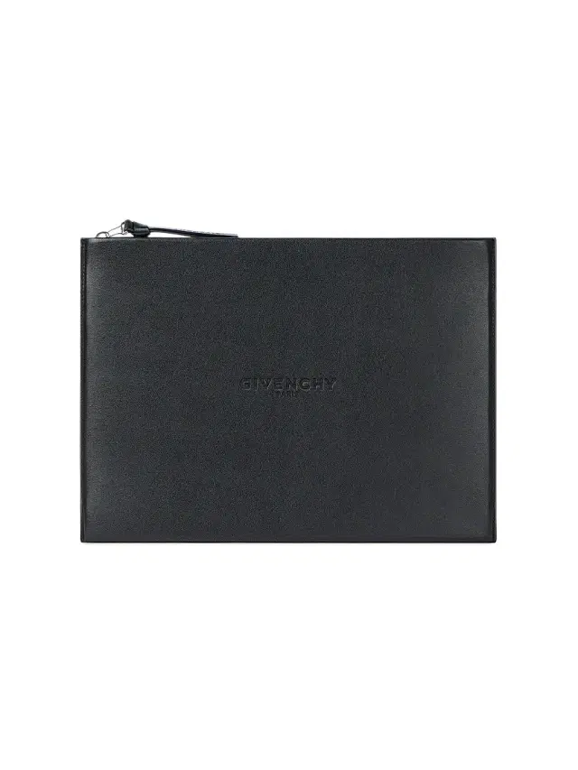 Men's Antigona Stamped Large Pouch in Leather - Military Blue