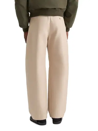 Givenchy Men's Couture Seam Trousers in Cotton with Paris Patch - Beige - Size 36 | Thumbnail 4