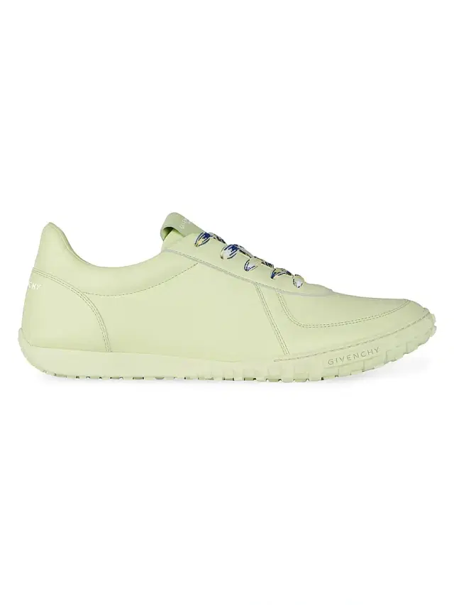 Givenchy Men's Glide Sneakers in Leather - Pale Green