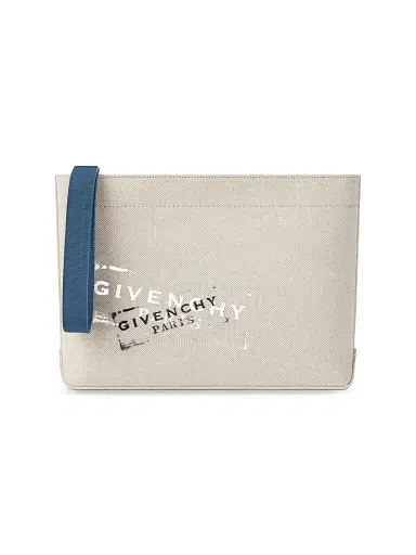 Givenchy Men's Tote Pouch in Canvas | Thumbnail 1 Givenchy Men's Tote Pouch in Canvas | Thumbnail 1
