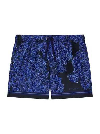 Givenchy Men's Swim Shorts with Flowers Print | Thumbnail 1 Givenchy Men's Swim Shorts with Flowers Print | Thumbnail 1