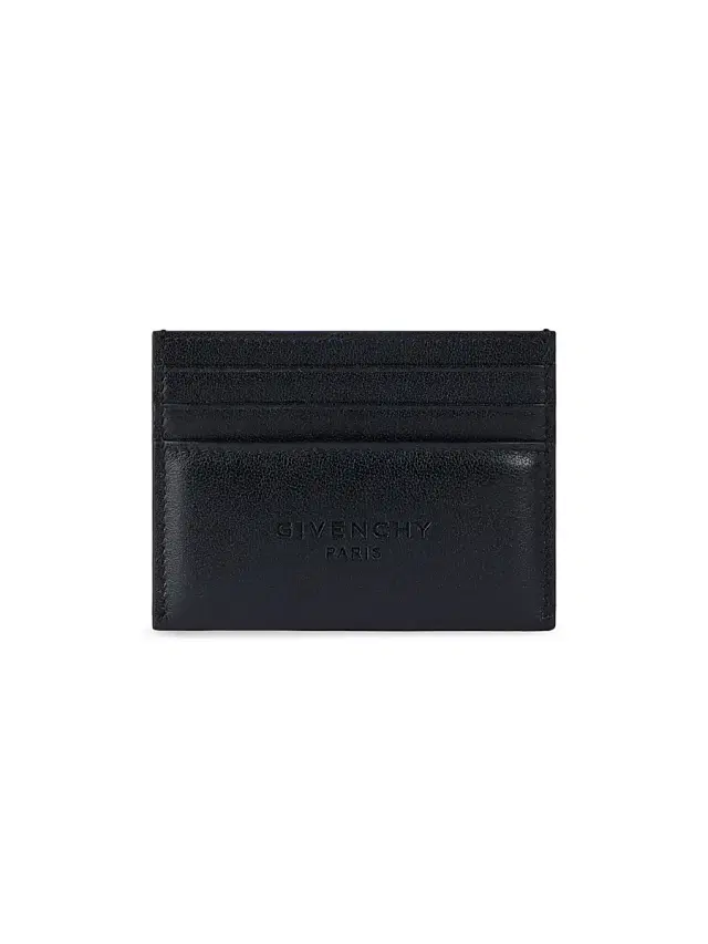 Givenchy Men's Antigona Stamped Card Holder in Leather - Black