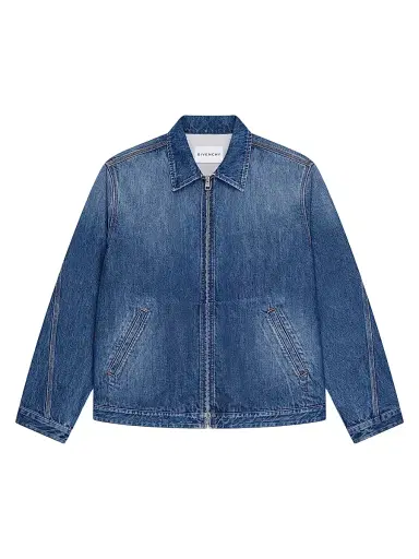 Givenchy Men's Couture Seam Jacket in Denim | Thumbnail 1 Givenchy Men's Couture Seam Jacket in Denim | Thumbnail 1
