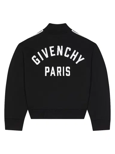 Givenchy Men's Couture Seam Cardigan in Wool Jacquard - Black White - Size XXL | Thumbnail 2