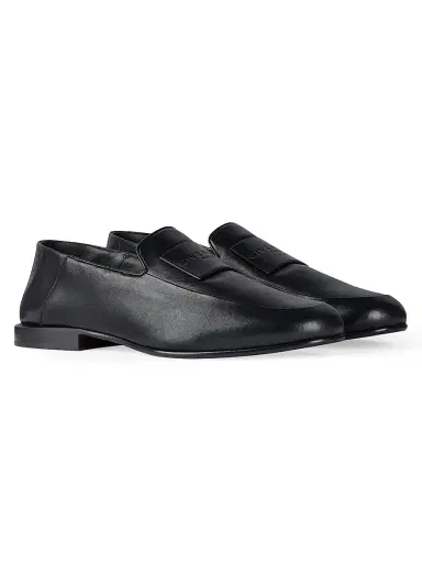 Givenchy Men's Label Loafers in Shiny Leather - Black - Size 13 | Thumbnail 2 Givenchy Men's Label Loafers in Shiny Leather - Black - Size 13 | Thumbnail 2