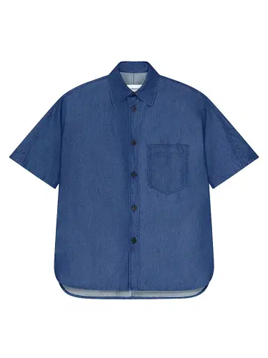 Givenchy Men's Couture Seam Shirt in Denim - Indigo Blue - Size XXL | Thumbnail 1