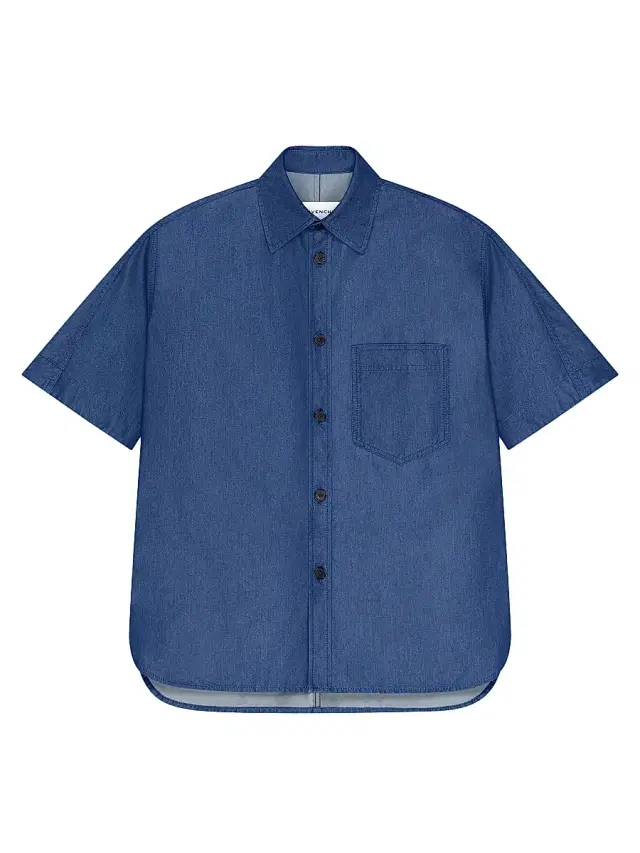 Men's Couture Seam Shirt in Denim - Indigo Blue