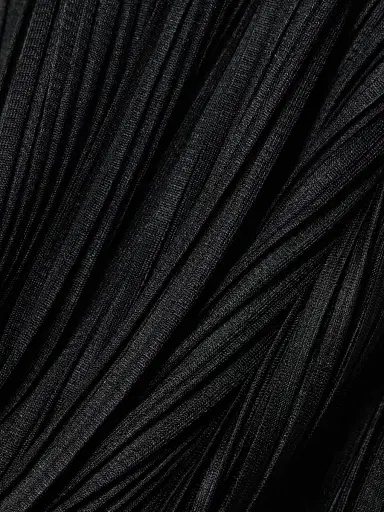 Pleats Please Issey Miyake Women's Ole Pleated Midi-Skirt - Black | Thumbnail 7