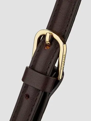 Toteme Women's T-Lock Pony Hair Leather Clutch - Wine | Thumbnail 7