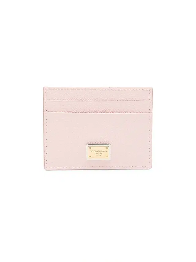 Dolce & Gabbana Women's Leather Card Holder - Rosa Carne