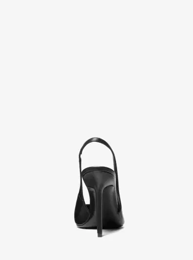 Michael Kors Collection Reece Leather Slingback Pump in Black | Thumbnail 14 Michael Kors Collection Reece Leather Slingback Pump in Black | Thumbnail 14
