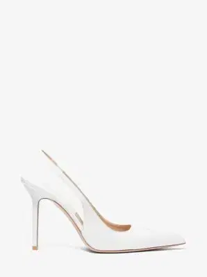Michael Kors Collection Reece Leather Slingback Pump in Black | Thumbnail 4 Michael Kors Collection Reece Leather Slingback Pump in Black | Thumbnail 4