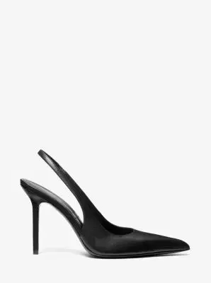 Michael Kors Collection Reece Leather Slingback Pump in Black | Thumbnail 8 Michael Kors Collection Reece Leather Slingback Pump in Black | Thumbnail 8
