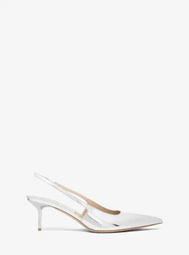 Michael Kors Collection Emma Metallic Leather Slingback Pump | Thumbnail 10 Michael Kors Collection Emma Metallic Leather Slingback Pump | Thumbnail 10