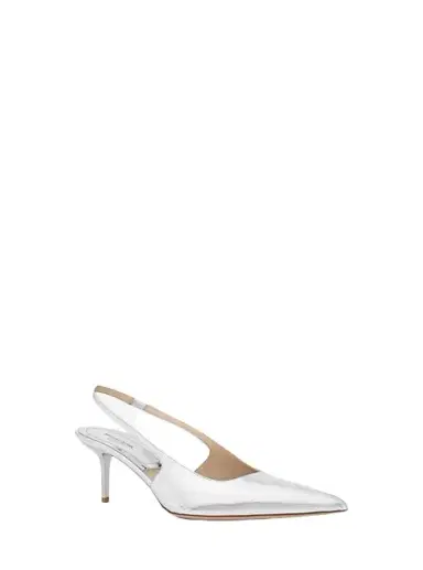 Michael Kors Collection Emma Metallic Leather Slingback Pump | Thumbnail 1 Michael Kors Collection Emma Metallic Leather Slingback Pump | Thumbnail 1
