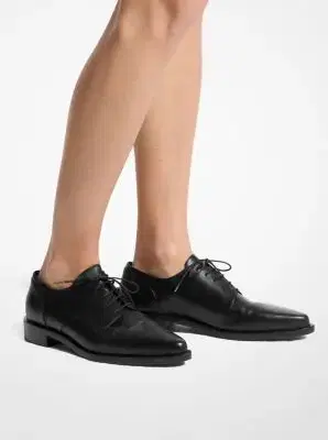 Michael Kors Collection Annette Leather Oxford in | Thumbnail 4