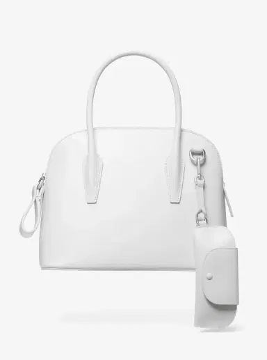 Michael Kors Collection Kaitlin Medium Leather Dome Satchel | Thumbnail 15 Michael Kors Collection Kaitlin Medium Leather Dome Satchel | Thumbnail 15