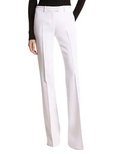 Michael Kors Collection Haylee Double Crepe Sablé Flared Trousers | Thumbnail 1