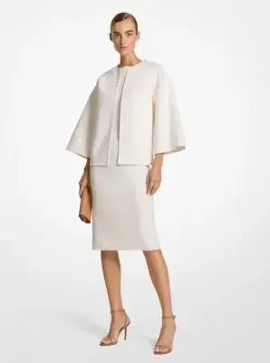 Michael Kors Collection Double Faced Wool Kimono Jacket | Thumbnail 3