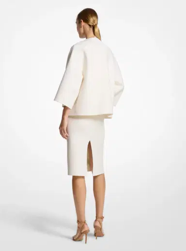 Michael Kors Collection Double Faced Wool Kimono Jacket | Thumbnail 5