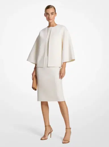 Michael Kors Collection Double Faced Wool Kimono Jacket | Thumbnail 7