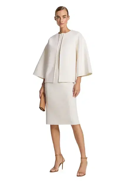 Michael Kors Collection Double Faced Wool Kimono Jacket