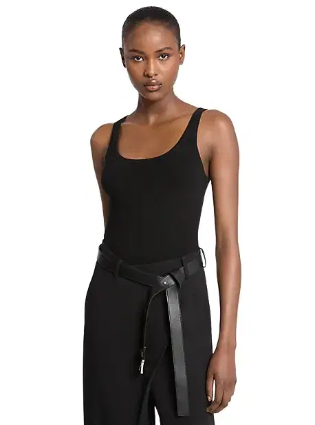 Michael Kors Collection Stretch Cashmere Bodysuit