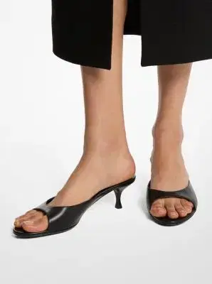 Michael Kors Collection Arianna Leather Mule | Thumbnail 2