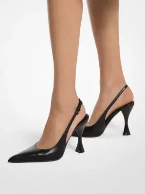 Michael Kors Collection Isabella Leather Slingback Pump | Thumbnail 5