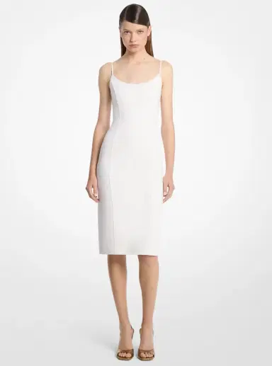 Michael Kors Collection Stretch Wool Crepe Slip Dress | Thumbnail 6