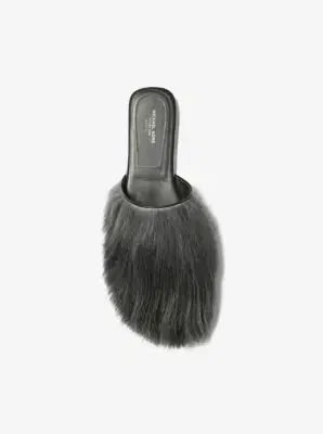 Michael Kors Collection Liisa Shearling Slipper | Thumbnail 4 Michael Kors Collection Liisa Shearling Slipper | Thumbnail 4