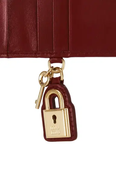 Miu Miu Softy Lux Lock Card Holder | Thumbnail 7