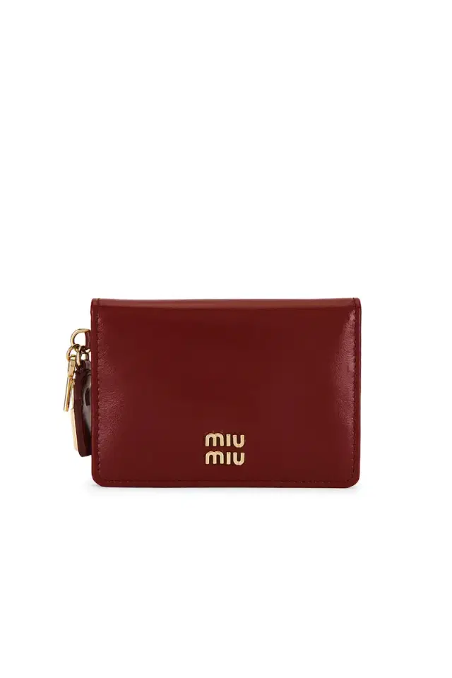 Miu Miu Softy Lux Lock Card Holder