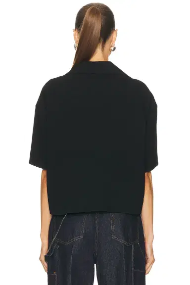 Jil Sander Short Sleeve Polo Top | Thumbnail 3 Jil Sander Short Sleeve Polo Top | Thumbnail 3