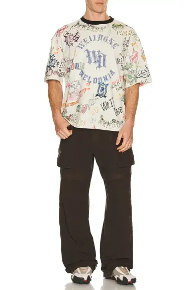 We11Done Doodle Printed T-Shirt | Thumbnail 5