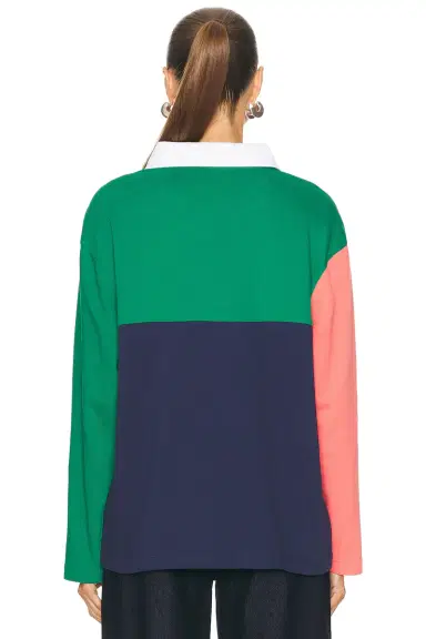 Nike Essential Long Sleeve Polo Top | Thumbnail 4 Nike Essential Long Sleeve Polo Top | Thumbnail 4