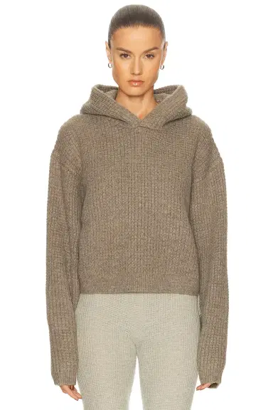 Fear of God ESSENTIALS Heavy Waffle 90's Hoodie | Thumbnail 1