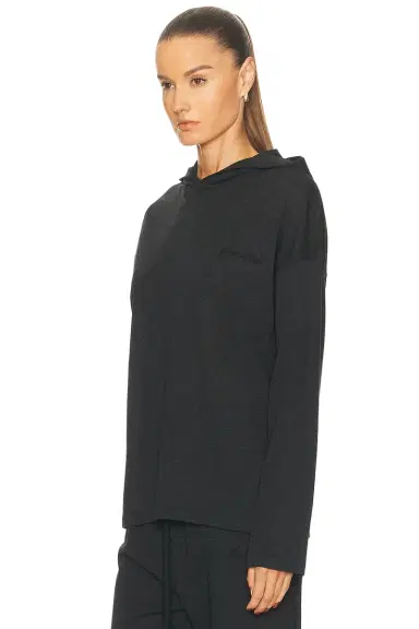 Fear of God Essentials Classic Fit Hooded Tee | Thumbnail 2 Fear of God Essentials Classic Fit Hooded Tee | Thumbnail 2