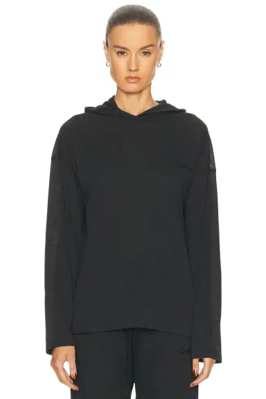 Fear of God Essentials Classic Fit Hooded Tee | Thumbnail 1 Fear of God Essentials Classic Fit Hooded Tee | Thumbnail 1