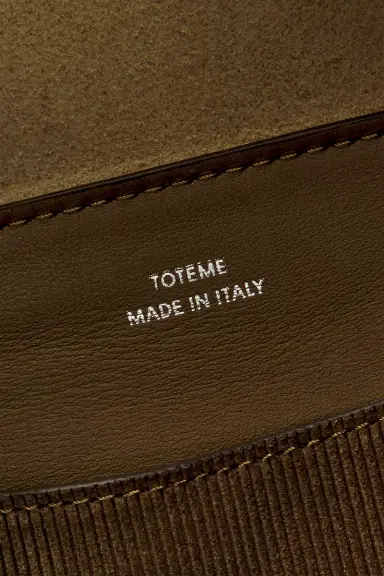 TOTEME Medium Bevel Cord Suede Bag | Thumbnail 5 TOTEME Medium Bevel Cord Suede Bag | Thumbnail 5