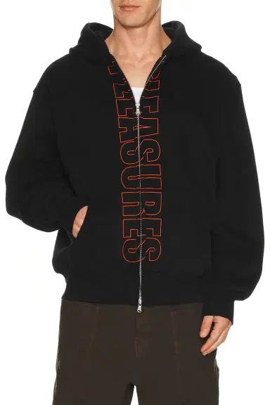 Pleasures Impact Zip Hoodie | Thumbnail 3 Pleasures Impact Zip Hoodie | Thumbnail 3