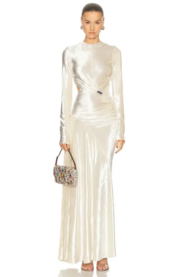 Velvet Long Sleeve Gown