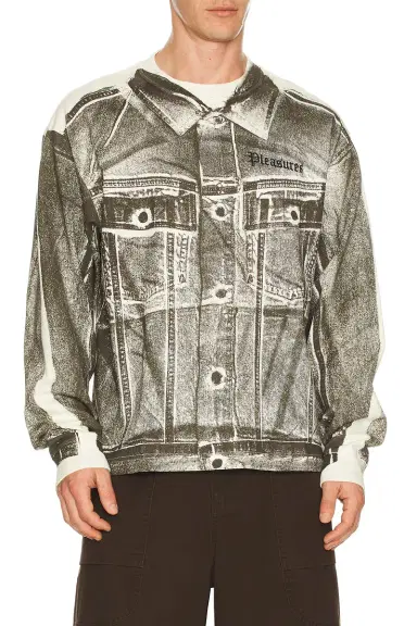 Pleasures Trucker Heavyweight Long Sleeve Tee | Thumbnail 3