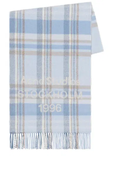 Acne Studios Check Jacquard Scarf | Thumbnail 1 Acne Studios Check Jacquard Scarf | Thumbnail 1