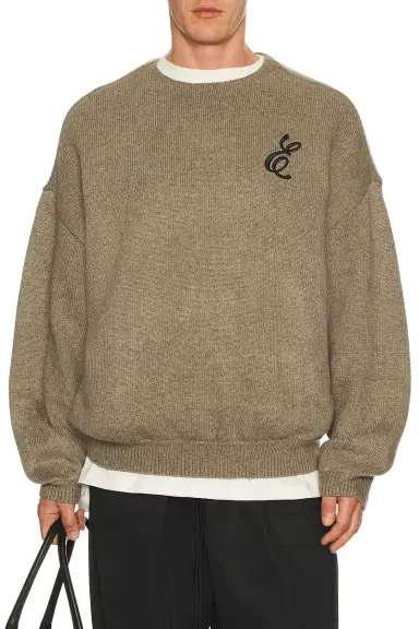 Fear of God Essentials Waffle Crewneck Sweater | Thumbnail 4