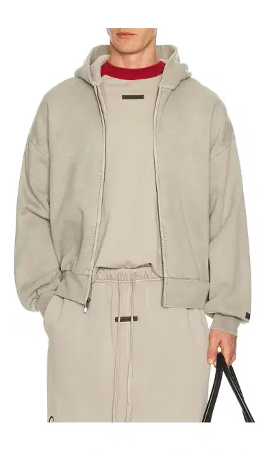 Fear of God Essentials Classic Full Zip Hoodie | Thumbnail 2