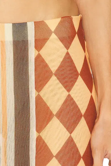 Jean Paul Gaultier Mesh Patchwork Long Skirt | Thumbnail 6 Jean Paul Gaultier Mesh Patchwork Long Skirt | Thumbnail 6