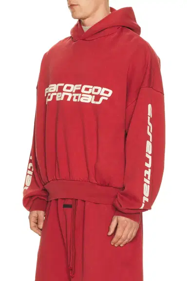 Fear of God ESSENTIALS Cropped Relaxed Hoodie | Thumbnail 4